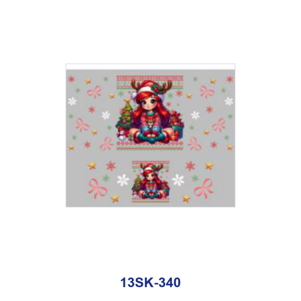 Wholesale 8pcs Christmas Elf Mini Cup Keychain Sticker