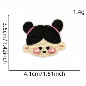 Cartoon character cloth stickers 12#