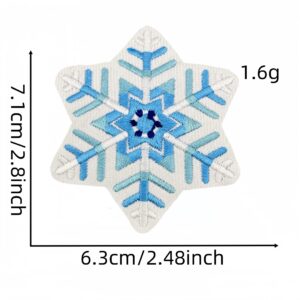 Snowflake cloth sticker 19#
