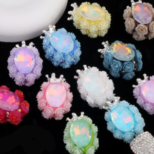 oly-0a91fbbe0b0ff37142689d05127c0baf Wholesale Red Polymer Clay Crown Beads DIY Bag Charm Phone Accessory