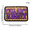 Wholesale Leopard Print English Slogan Embroidered Patches Set of 20 Decorative Clothing Accessory