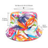 Wholesale Chic Digital Print Bucket Hat Sun Protection Fashion Accessory Gift Boutique