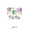 Wholesale 8pcs Cute Bear Mini Cup Keychain Sticker