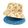 Wholesale Cartoon Pufferfish Capybara Print Bucket Hat Sun Protection Stylish Unisex Fashion Accessory