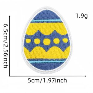 Easter egg cloth stickers 26#