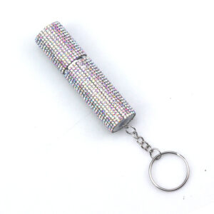 White ab / Perfume bottle keychain