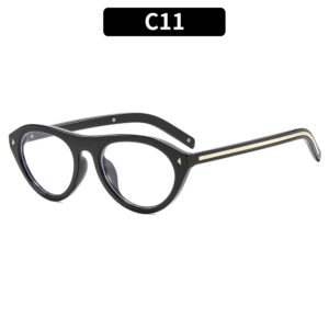 C11-black frame white film