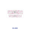 Wholesale 8pcs Cute Cartoon Floral Heart Print 3oz Cup Stickers Wrap OLY Exclusive