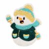 Wholesale Christmas Cartoon Snowflake Penguin Embroidered Patches Set of 8 Polyester Thread Decorative Accent Craft Supply