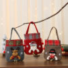 Wholesale Non-woven Christmas Gift Bags with Bells Cartoon Santa for Kids