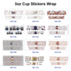 oly-0b3e433fba28dfa516eefac3c33b5a60 Wholesale 8pcs Mixed Cute Cartoon Cat Stationery Ice Cream Dark Horror Character Teacher Pencil Print 3oz Cup Stickers Wrap OLY Exclusive