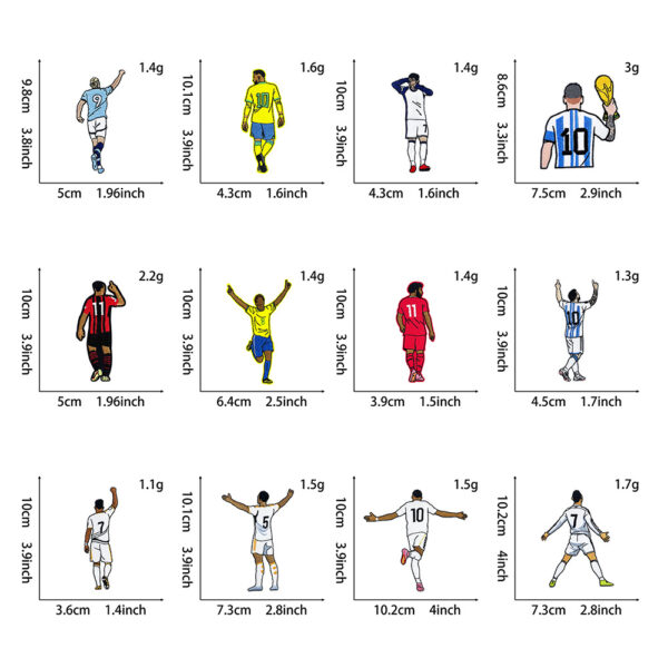 oly-0b6176f2b4d909f4f92afb3335b98e40 Wholesale Soccer Star Embroidered Patch Iron-On DIY Clothing Accessory Boutique