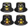 Wholesale Chic Duck Chick Print Bucket Hat Sun Protection Dome Hat for Resale