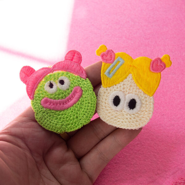oly-0b685aa7e1b0a527343ec2659fdca0f6 Wholesale Polyester Cute Pig Embroidery Patch DIY Craft for Towel and Home Decor