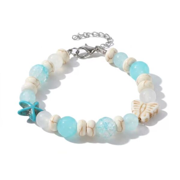Wholesale Natural Shell Crushed Stone Beaded Bracelet Bohemian Women's Fashion Jewelry Accessory Gift