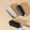 oly-0b8127d3fe3a38489646c32b0961d816 Wholesale Fashion White Abalone Rhinestone Comb and Mirror Keychain, Portable 2 in 1 Hair Comb and Makeup Mirror Key Ring Accessory