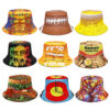 oly-0ba71af2e9ee6b63fa35fbfa75619d9f Wholesale Double Sided Food Print Bucket Hat Fashion Accessory for Unisex Sun Protection