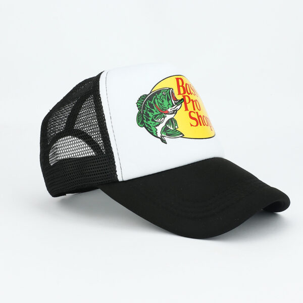 Wholesale Fishing Baseball Cap with Mesh Sun Visor Trendy Summer Hat for Men Women