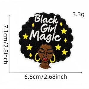 Black girl cloth stickers 9#