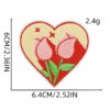 oly-0c053ab95cc8d9f94cfdc3157a01d0c1 Wholesale Love Heart Grid Embroidery Patches 9 Pack Style DIY Accessory