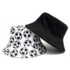 Wholesale Fashion Printed Bucket Hat with Basketball Pattern for Sun Protection and Casual Daily Wear