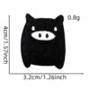 oly-0c13da1ccbcd3dd91a57741c34058f86 Wholesale Korean Ins Style Black White Cat Cartoon Iron-On Embroidered Patches Craft Supply for DIY Shoes and Hats