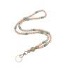 oly-0c227bf358e645c08bb6b7ffb99f388c Wholesale Wood Bead Silicone Lanyard Keychain Necklace Fashion Accessory Gift for Teacher Nurse ID Badge