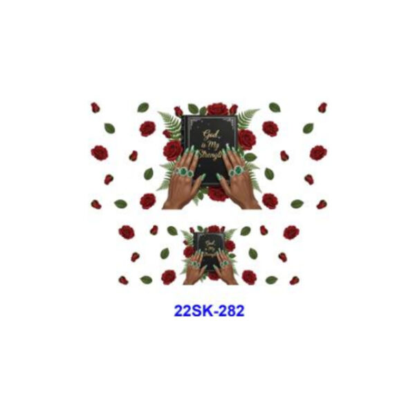 oly-0c30918ce734092e6c46b946741acccc Wholesale 8pcs Scripture Floral Mini Keychain Sticker