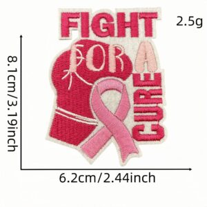 Pink ribbon patch #8