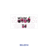 Wholesale 8pcs Mixed Butterfly Mood Cartoon Floral Quote Print 3oz Cup Stickers Wrap OLY Exclusive