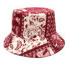 Wholesale Geometric Printed Bucket Hat Sun Protection Outdoor Hat Fashion Accessory for Daily Wear