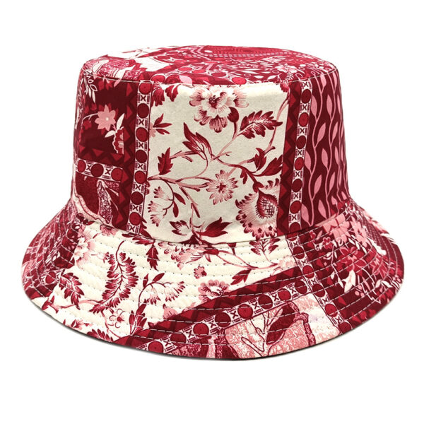Wholesale Geometric Printed Bucket Hat Sun Protection Outdoor Hat Fashion Accessory for Daily Wear