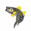 oly-0ca3c8230be59761bd27d53a1ce04019 Wholesale Marine Life Fish Embroidery Patch Polyester Thread DIY Luggage Accessory