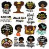 oly-0cae49de244bfb0714b7fa30f643b3c4 Wholesale Embroidered Black Girl Polyester Patch for Luggage Bag Charm Accessory