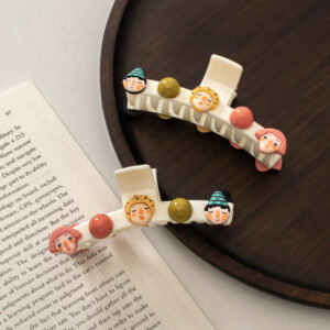 oly-0cb6fb7d2025c1608a3a83cb1796e865 Wholesale Korean Cartoon Plastic Hair Claw Clip Handmade Cute Pattern for Women, Boutique Hair Accessory