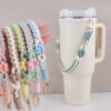 oly-0cba655355e8f209b8dae353c4585c2b Wholesale Handmade Crochet Flower Cup Sleeve Cotton Fashion Accessory for Water Bottle