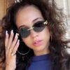 oly-0cdb33ae117a230be5898f0e6d921f2f Wholesale Y2K Frameless Color Changing Sunglasses UV400 Retro Hip Hop Fashion Gold Frame Gray Lens Summer Outdoor Resale