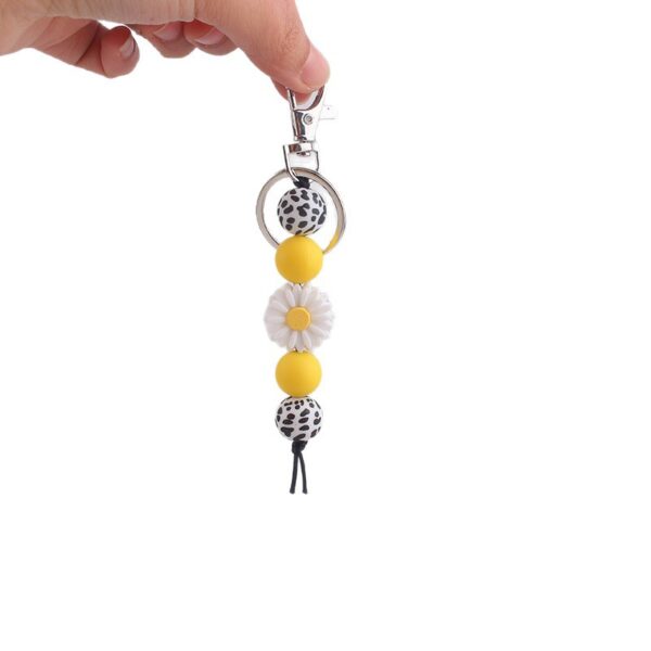 oly-0ced90e5abad18e0e43a1042a1608e8b Wholesale Silicone Bead Backpack Charm Keychain - DIY Craft Supply, Cute Car Key Accessory for Girls