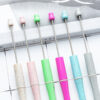 oly-0cf01e92471200cae167bec0ead0498e Wholesale Wheat Straw Beaded Pen Creative DIY Craft Writing Pen Eco Friendly Office Stationery Gift Boutique Resale