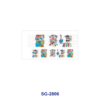 Wholesale 8pcs Kids Picture Book Cartoon Reading Theme Print 3oz Cup Stickers Wrap OLY Exclusive