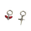 oly-0d2c470782904d130c778dbc08f8fdf9 Wholesale Stainless Steel Cross Moth Skull Asymmetrical Earrings Niche Punk Jewelry Accessory for Party Wear Boutique Resale