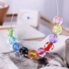 oly-0d2e8fe126368c4958e3bba762a6dfd4 Wholesale Pink Acrylic Star Beads 10mm DIY Jewelry Making Accessory for Resale