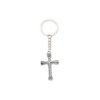 Wholesale European Style 3D Cross Shape Metal Car Keychain Pendant Fashion Accessory