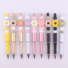 oly-0d53ea298ef09e47ba1f2323dc9df558 Wholesale Chic Beaded Pen Creative DIY Silicone Bead Writing Pen for Resale