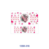 Wholesale 8pcs Gothic Heart Rose Mini Cup Keychain Sticker