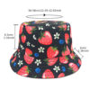 Wholesale Strawberry Fisherman Hat Double-Sided Sun Hat Outdoor Casual