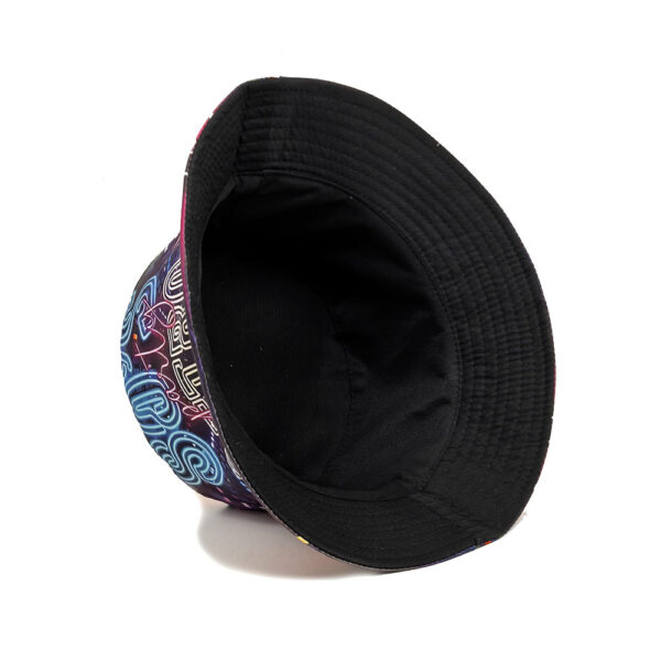 oly-0d69ba3b96dfbbf6899d46a99c80514f Wholesale 80s Retro Colorful Letter Double Sided Bucket Hat Outdoor Sun Protection Fashion Accessory