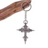 Wholesale Cross Skull Alloy Keychain Fashion Accessory for Car Keys Gift for Men
