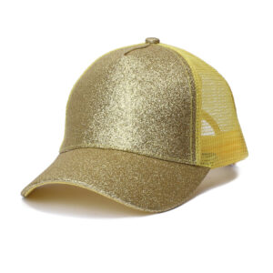 Bronzing yellow ponytail / Adjustable with label