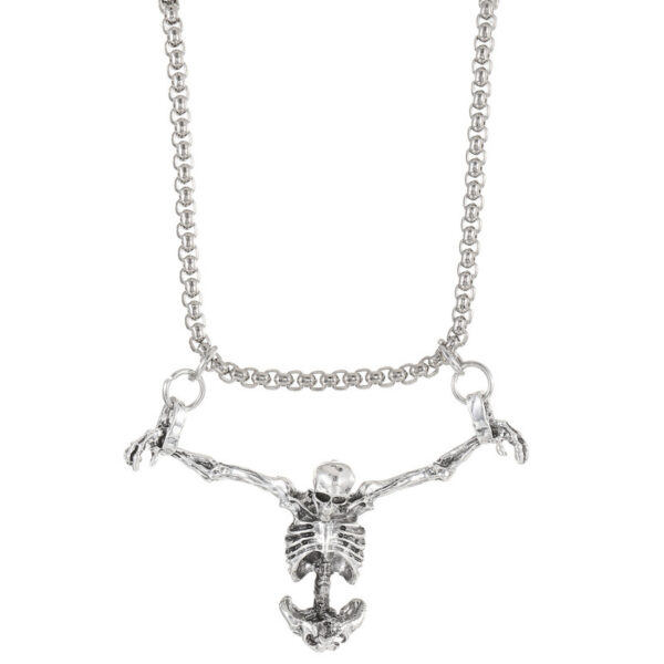 oly-0d9e6e9e4b0e1f9ccbf5eb119a7d2035 Wholesale Gothic Skull Pendant Necklace for Halloween Punk Hip Hop Fashion Accessory